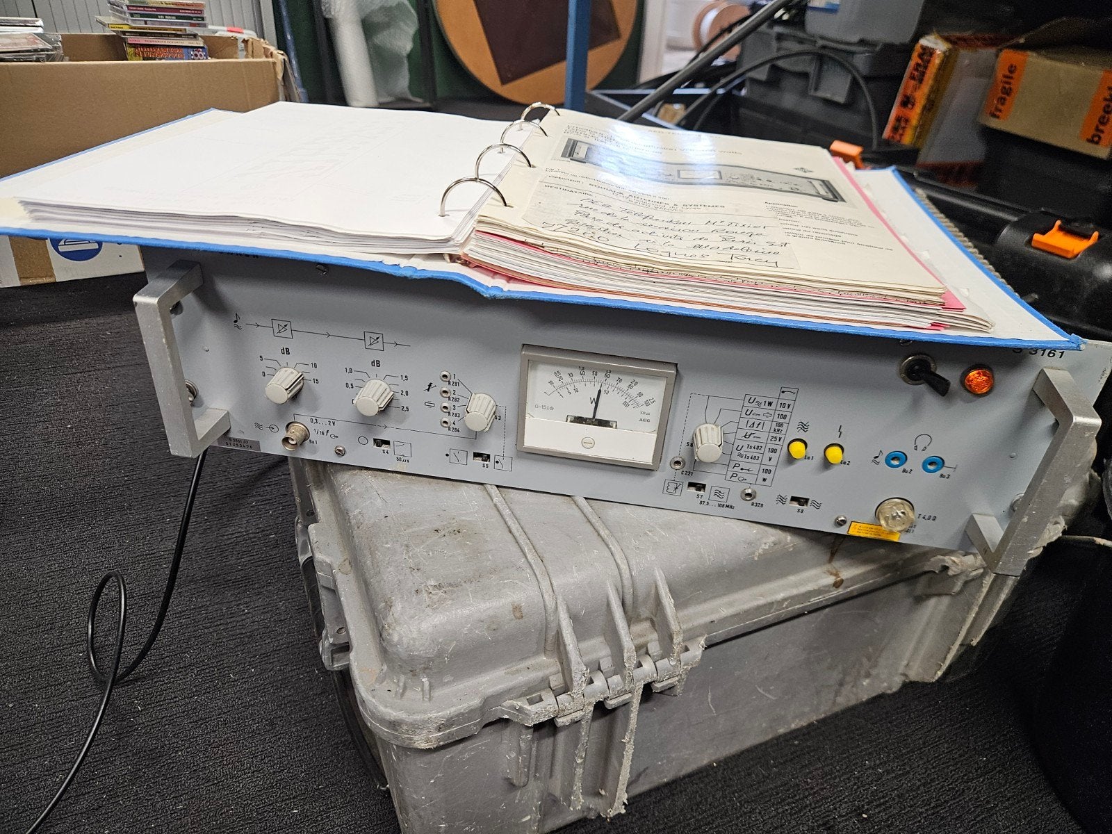 Telefunken zender S 3161 100w, Telecommunicatie, Zenders en Ontvangers, Ophalen, Gebruikt