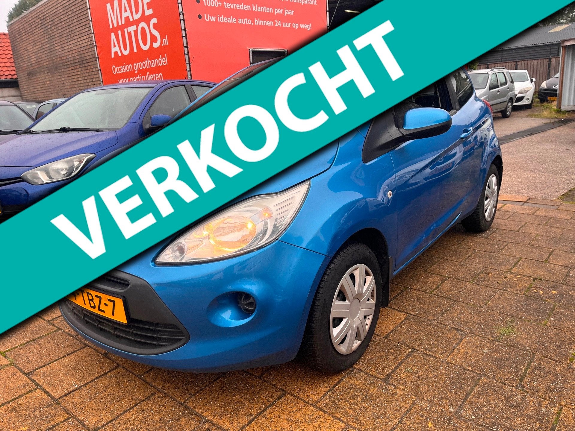 Ford Ka 1.2 Cool & Sound 75.000km, Voorwielaandrijving, Euro 5, Gebruikt, 1242 cc