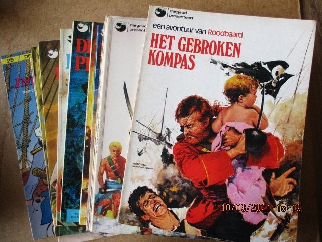 adv0377 roodbaard, Boeken, Eén stripboek, Ophalen, Gelezen