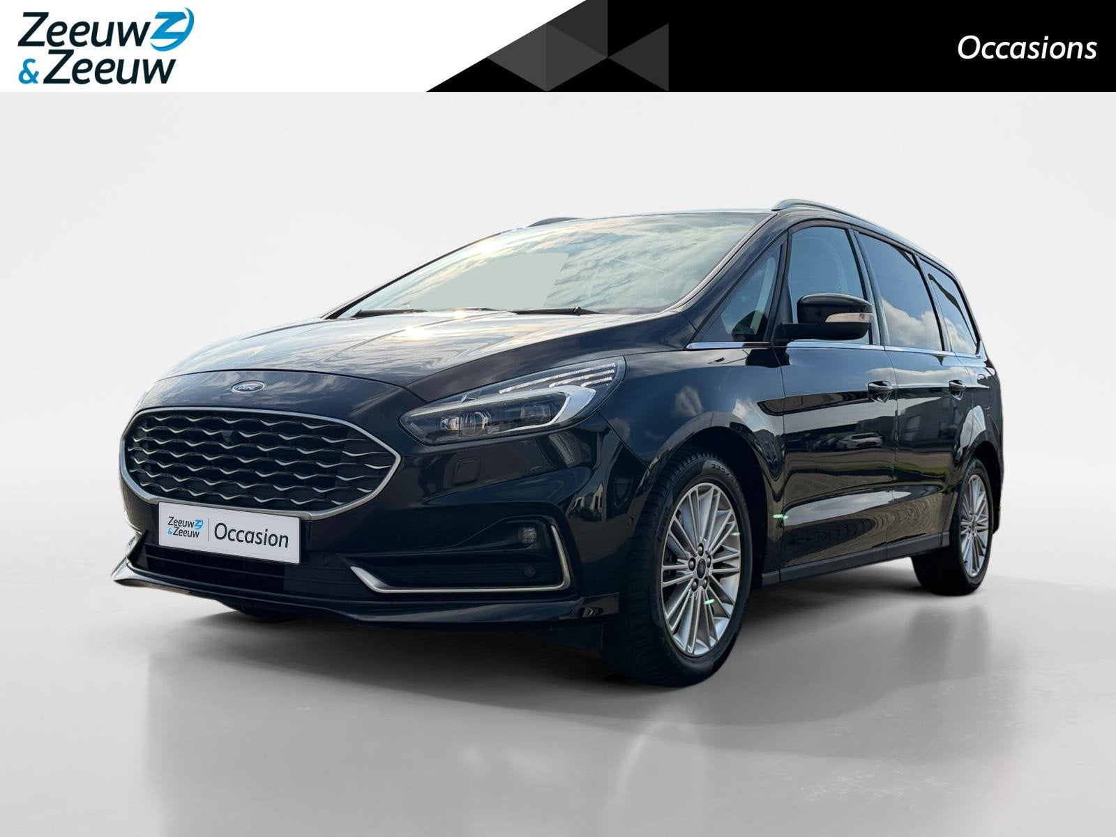 Ford Galaxy 2.5i HEV | Dealer onderhouden | Automaat | Pano, Auto's, Stof, Gebruikt, Zwart, Bedrijf