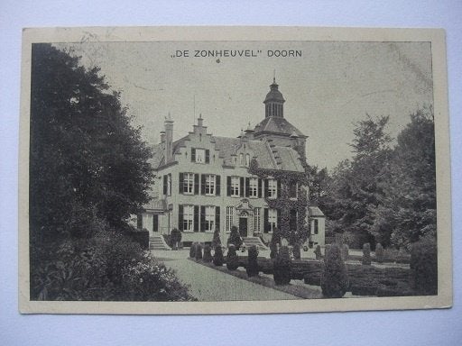 P331 Doorn - De Zonheuvel - 1923, Verzamelen, Ansichtkaarten | Nederland, Verzenden, 1920 tot 1940, Gelopen, Utrecht