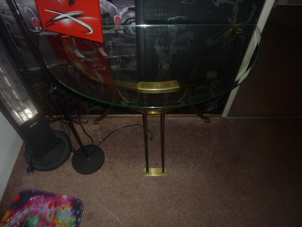 Hal tafeltje  Zie foto, Ophalen of Verzenden, Rechthoekig, Minder dan 55 cm, 60 cm of meer