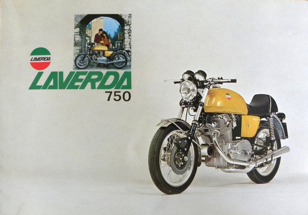 Folder LAVERDA 750 S.F/ G.T 1973, Ophalen of Verzenden, Overige merken