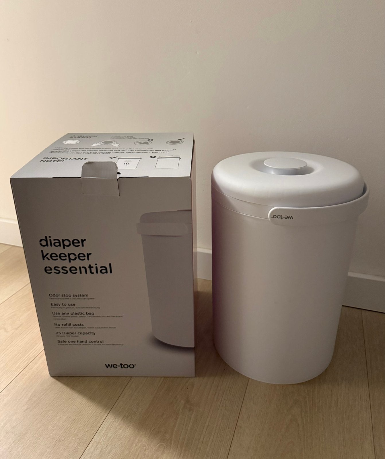 We-Too Luieremmer Essential White, Ophalen of Verzenden, Zo goed als nieuw