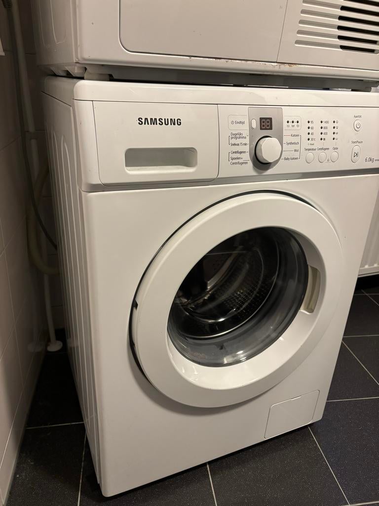 Samsung Wasmachine 6kg - Compact en Efficiënt, 6 tot 8 kg, Ophalen, Gebruikt, Voorlader