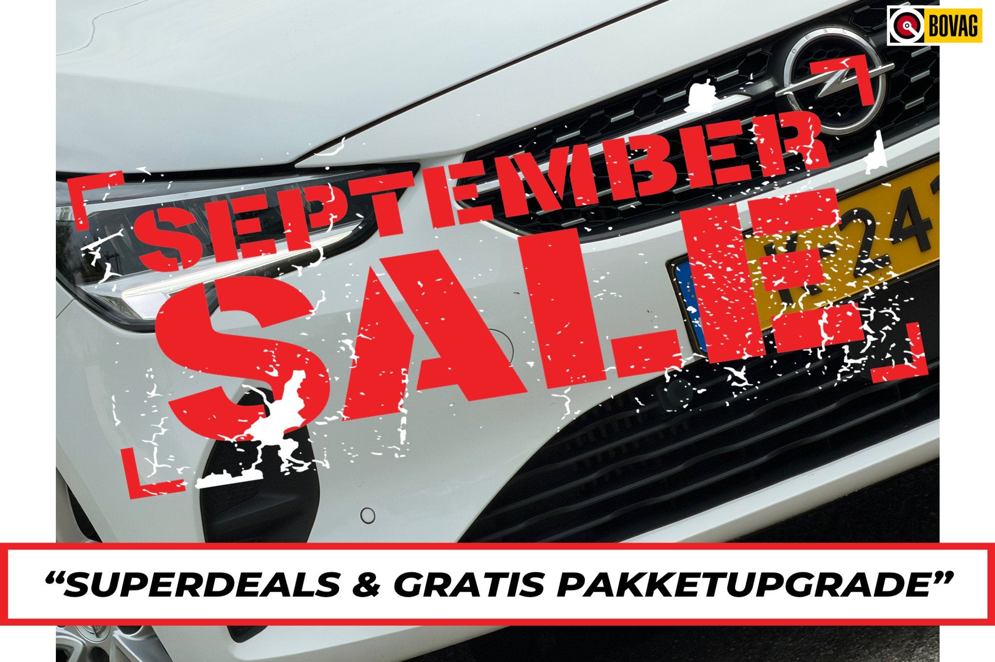 Opel Corsa 1.2 Elegance - Summit White - Panoramadak/Carplay, Auto's, Voorwielaandrijving, 101 pk, Gebruikt, Leder en Stof
