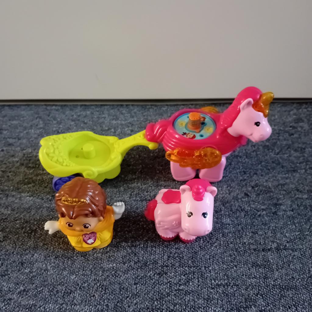 Vtech vrolijke vriendjes prinses Penny met koets, Ophalen of Verzenden, Gebruikt, 2 tot 4 jaar