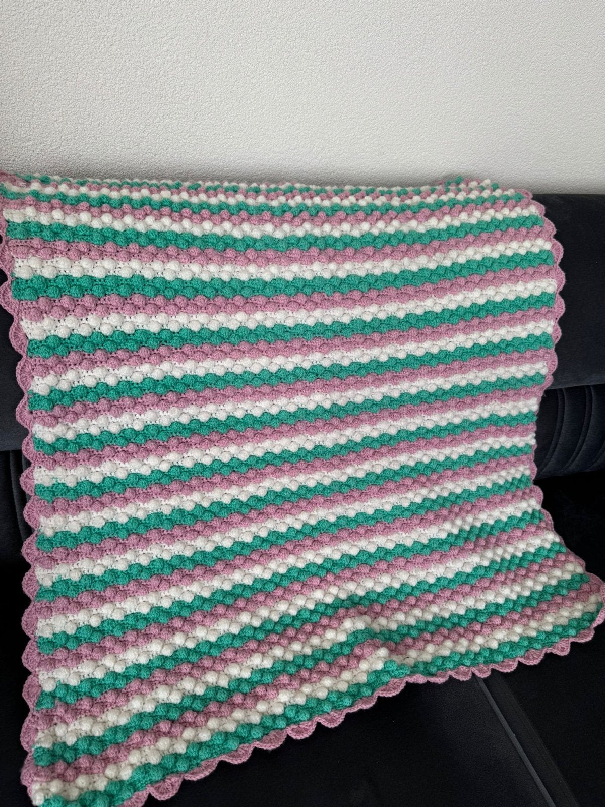 Handgemaakte babydeken 88x88 cm - Zacht & Veelzijdig, Ophalen, 88 cm, Nieuw, Meerkleurig