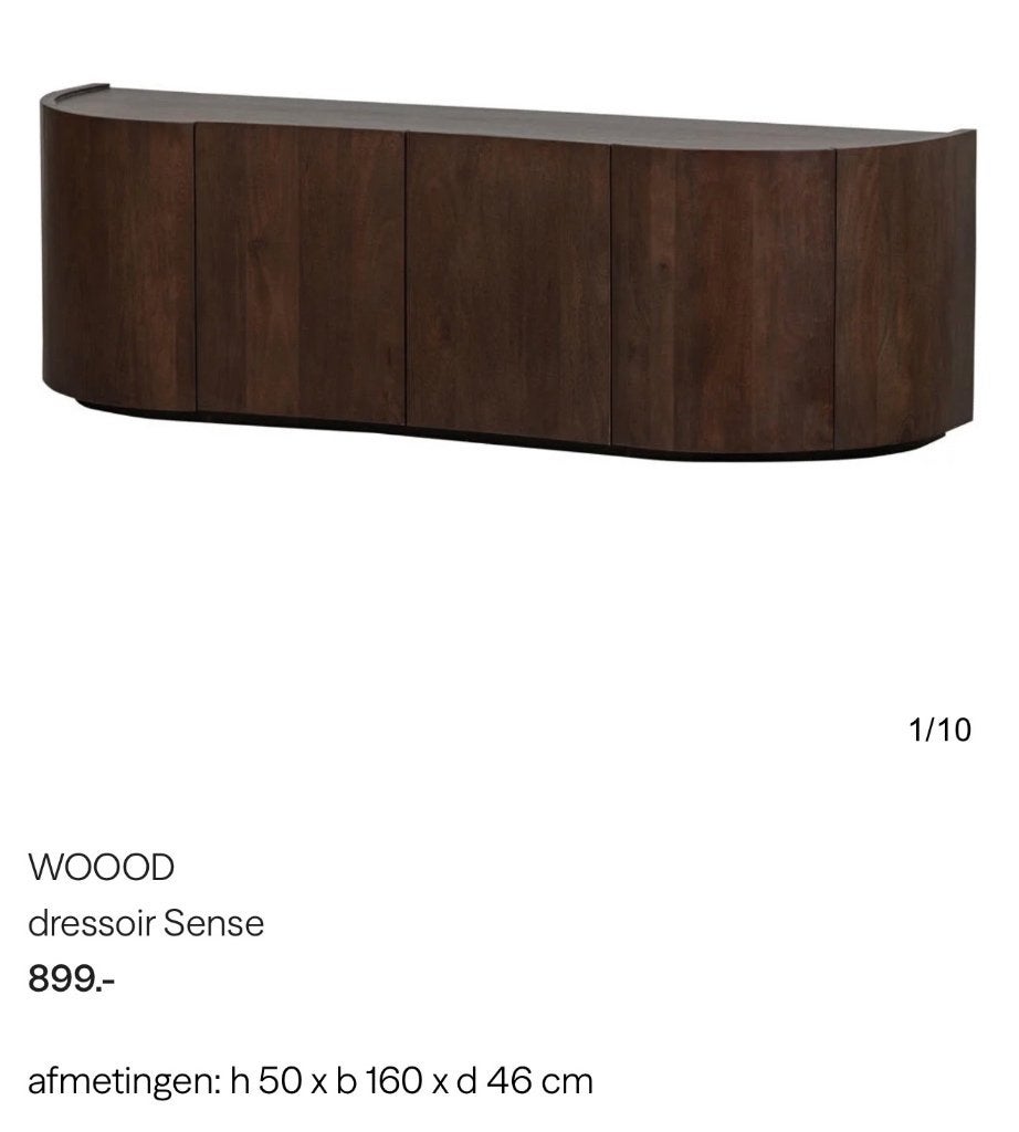 Prachtig dressoir, Huis en Inrichting, Ophalen, 150 tot 200 cm, Zo goed als nieuw, 25 tot 50 cm