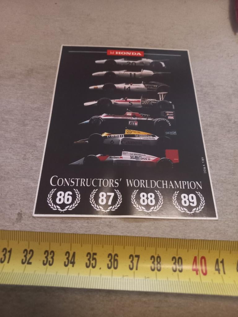 Honda f1, Ophalen of Verzenden, Zo goed als nieuw