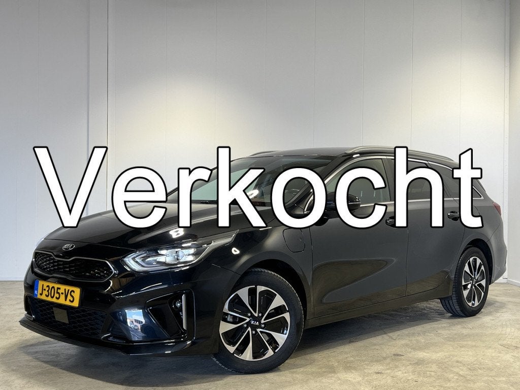 Kia Ceed Sportswagon 1.6 GDI PHEV DynamicPlusLine | Navigati, Stof, Gebruikt, Zwart, Origineel Nederlands