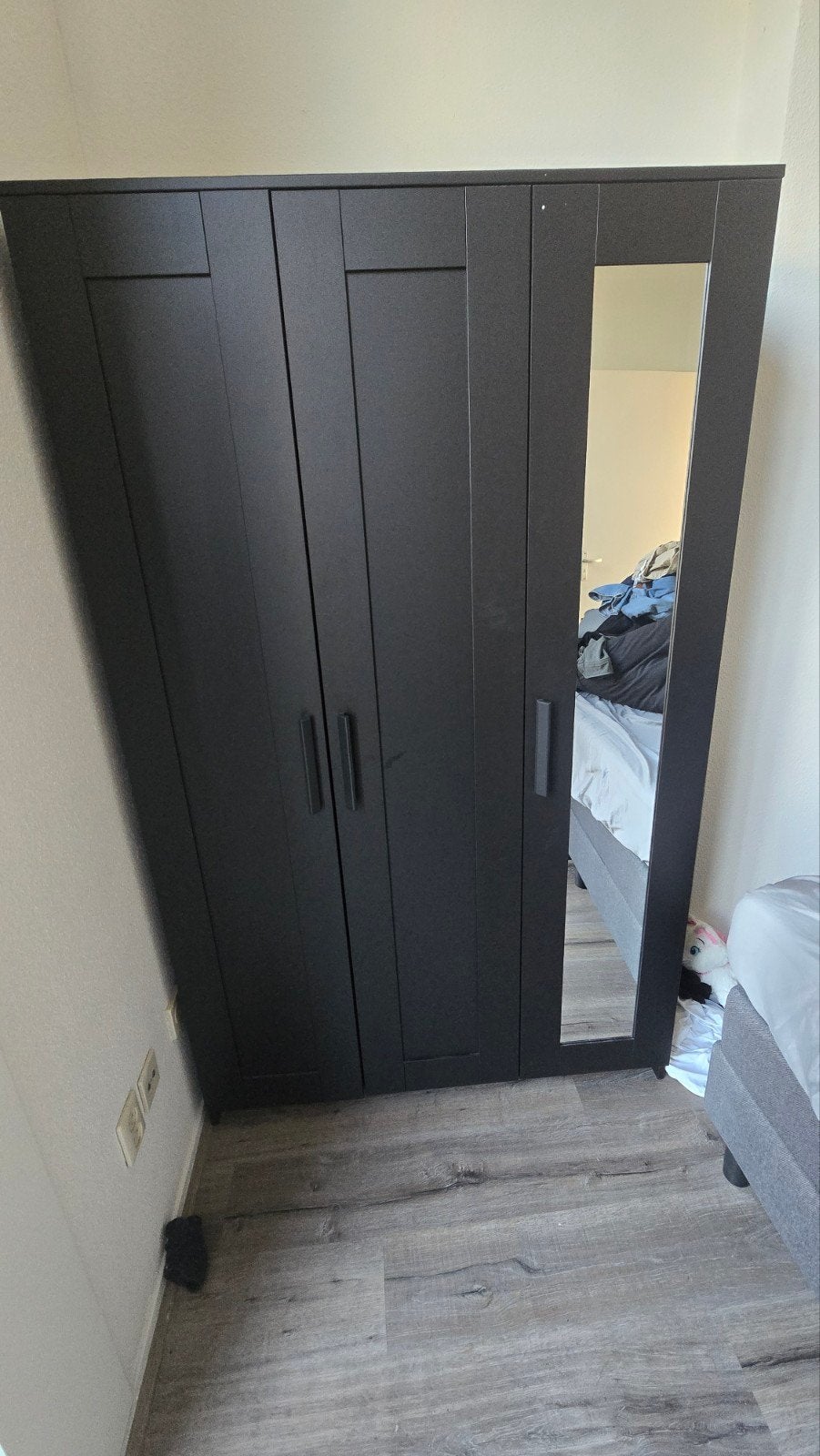 Ikea Brimnes kledingkast, Ophalen, Met deur(en), Gebruikt, 100 tot 150 cm