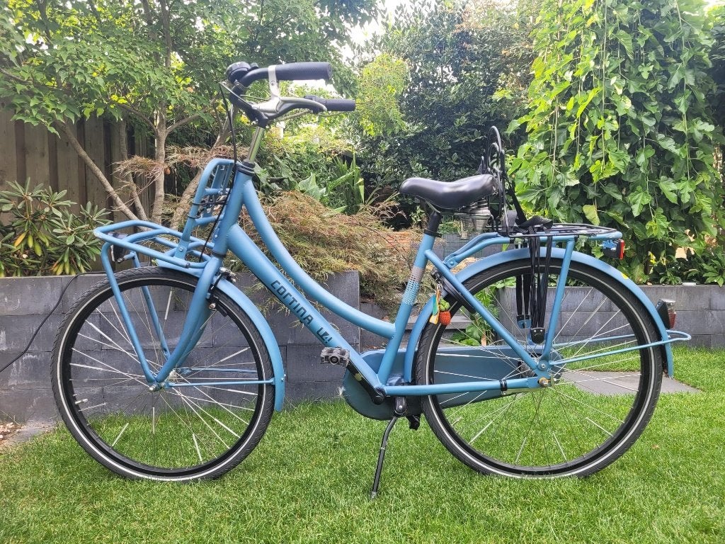 Unieke kans: Cortina U4 26" Transport Meisjes ZGAN + Extra’s, Fietsen en Brommers, Fietsen | Dames | Damesfietsen, Terugtraprem