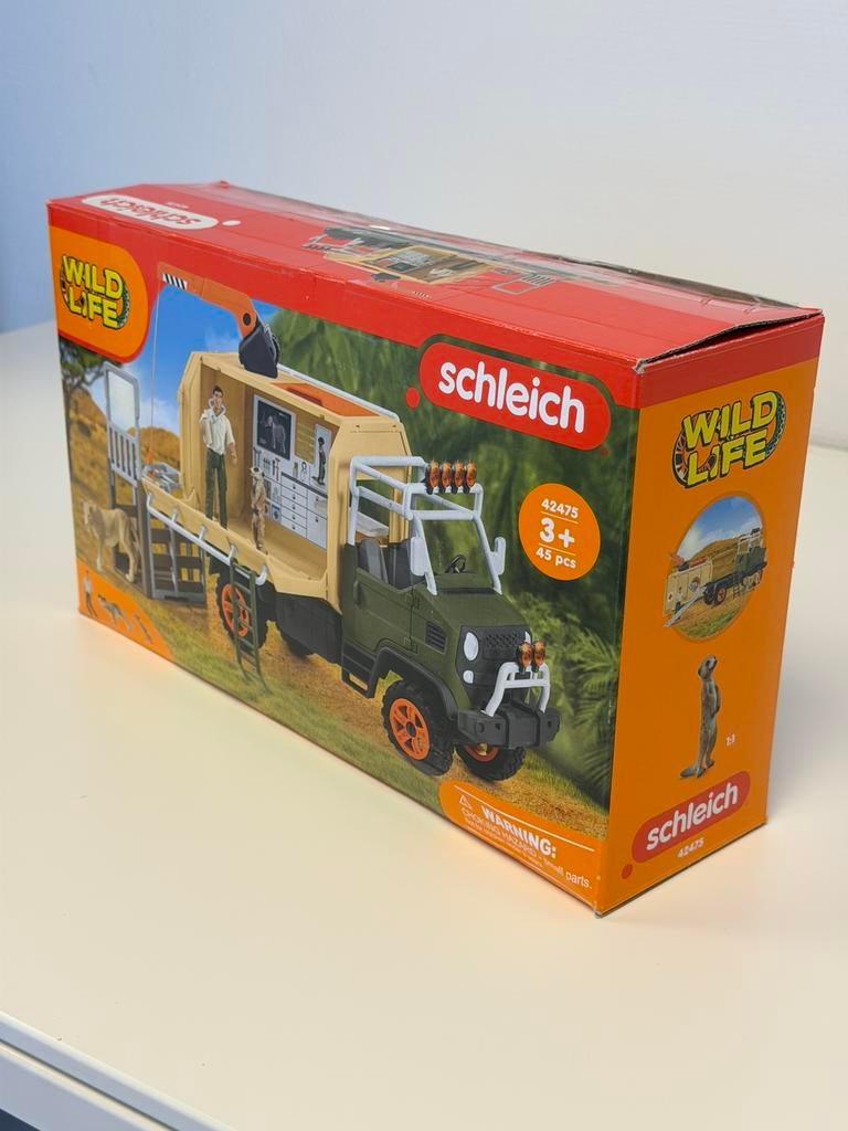 Schleich Wildlife Grote Reddingswagen 42475 rescue truck, Overige typen, Ophalen of Verzenden, Zo goed als nieuw, H