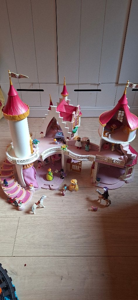 Playmobil prinsessen kasteel, Ophalen, Complete set, Zo goed als nieuw, Kasteel/Fort