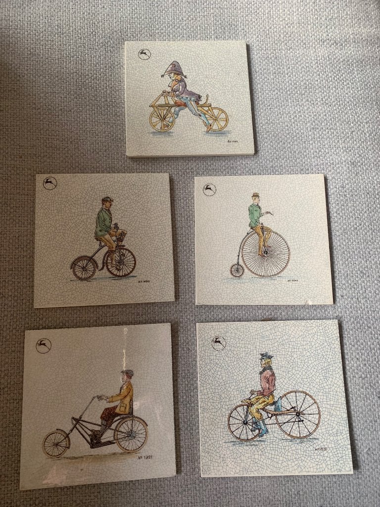 Wandtegels gazelle fietsfabriek, Ophalen of Verzenden, Gebruikt