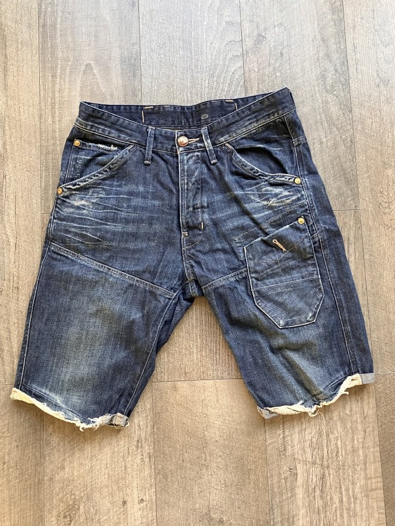 G-star Raw blauwe spijkershorts maat 31 taille, G-Star Raw, Blauw, W32 (confectie 46) of kleiner, Ophalen of Verzenden