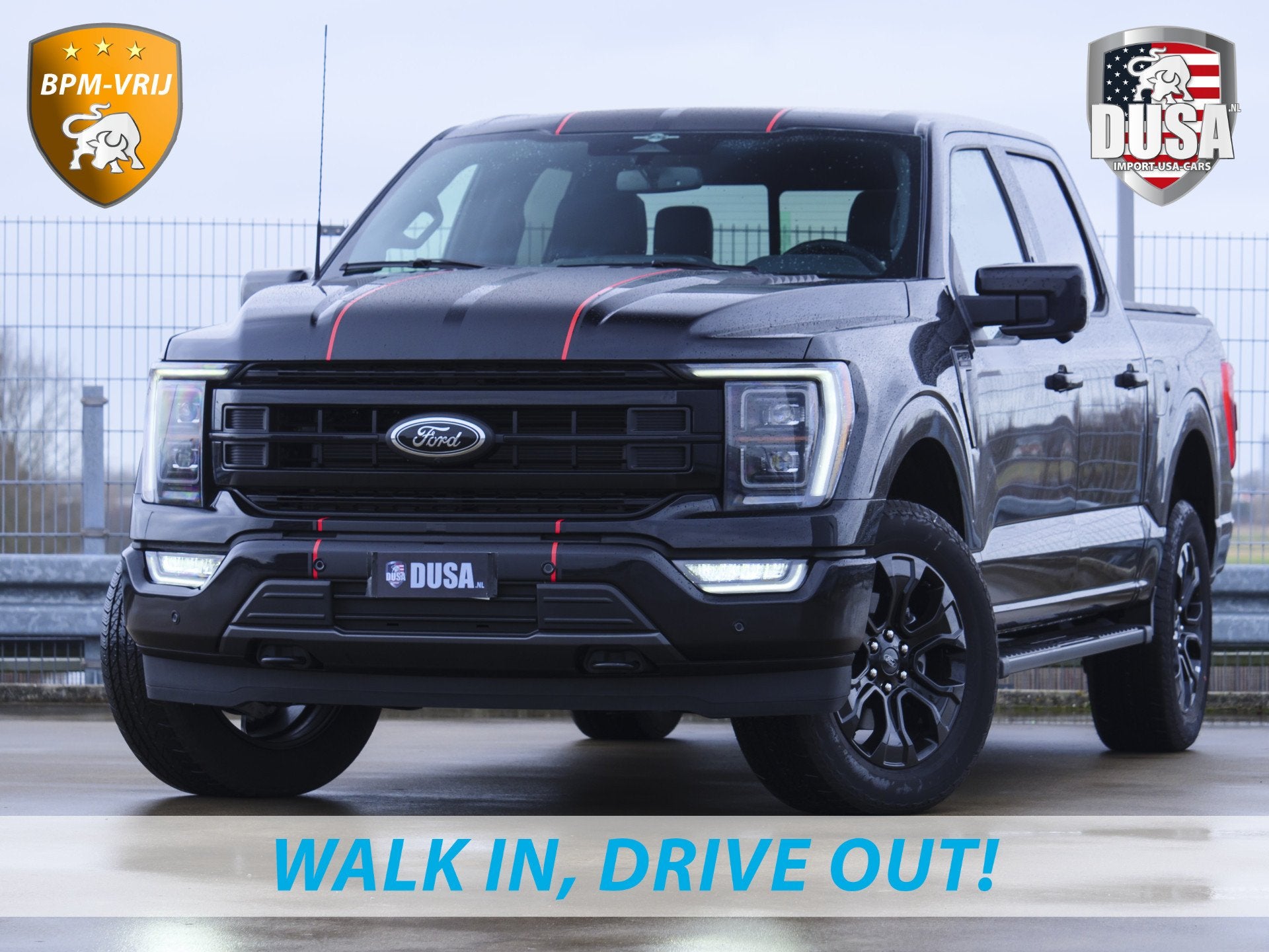 Dodge Ram 1500 | FORD F-150 | GMC | Grote voorraad BPM - VRI, Auto's, Zwart, Leder, Bedrijf, Nieuw