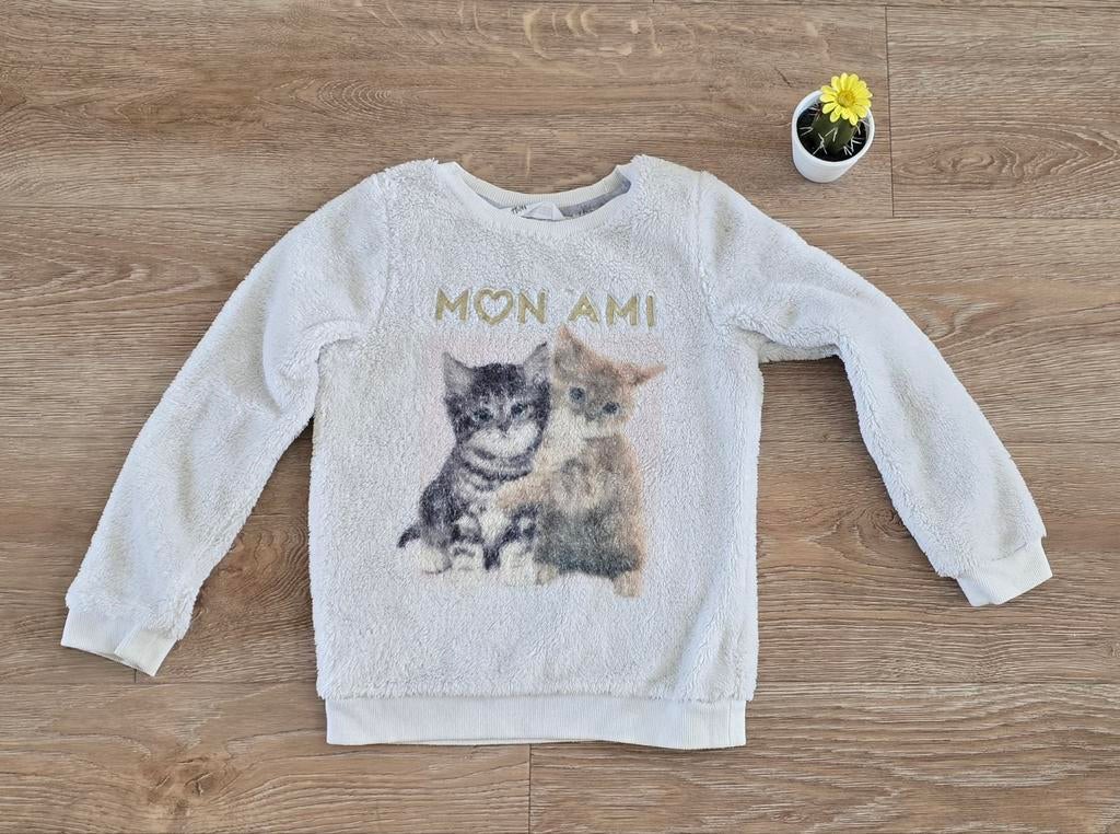 H&M Mon Ami Trui met Katjes - Maat 122/128, Kinderen en Baby's, Kinderkleding | Maat 128, Ophalen of Verzenden