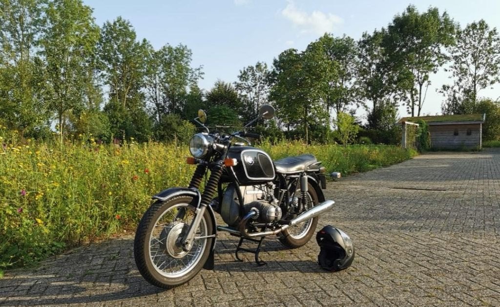 BMW R75/5, 750 cc, Cardan-aandrijving, 2 cilinders, Motorrijbewijs A