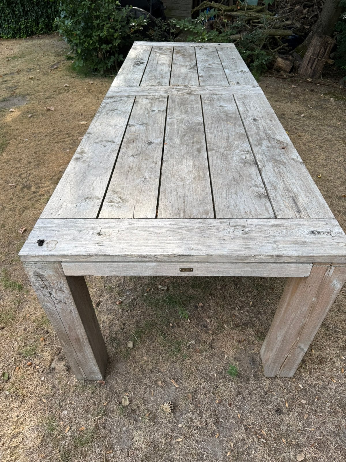 Teak tafel 3 meter, Tuin en Terras, Tuintafels, Ophalen, Gebruikt, Rechthoekig, Teakhout