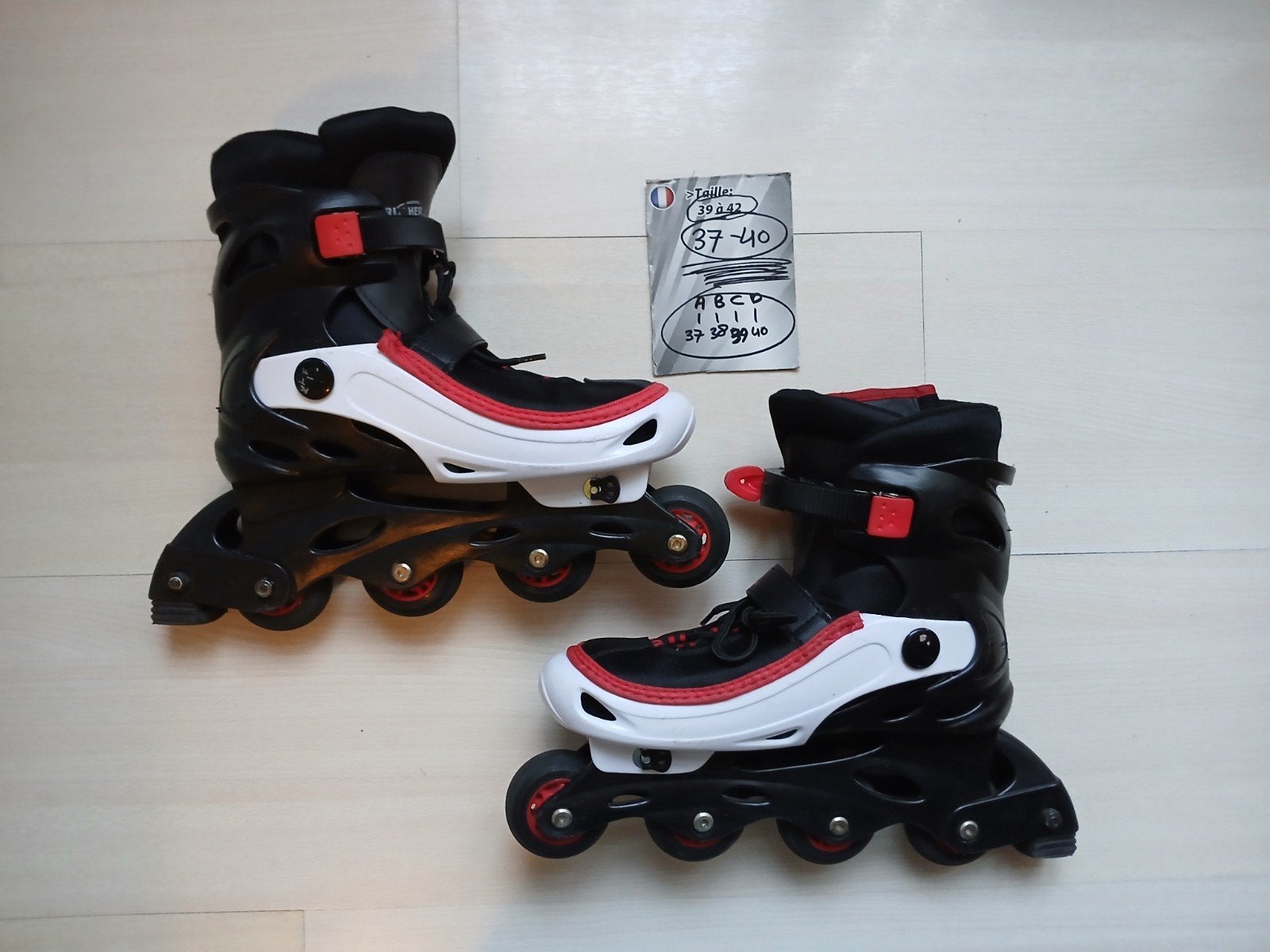 in maat verstelbare Rusher skeelers / inline skates, Overige merken, Kinderen, Ophalen of Verzenden, Inline skates 4 wielen