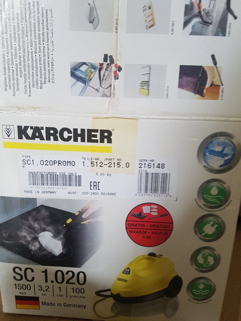 Karcher stofzuiger, Ophalen, Kärcher, Geschikt voor harde vloeren, 1200 tot 1600 watt
