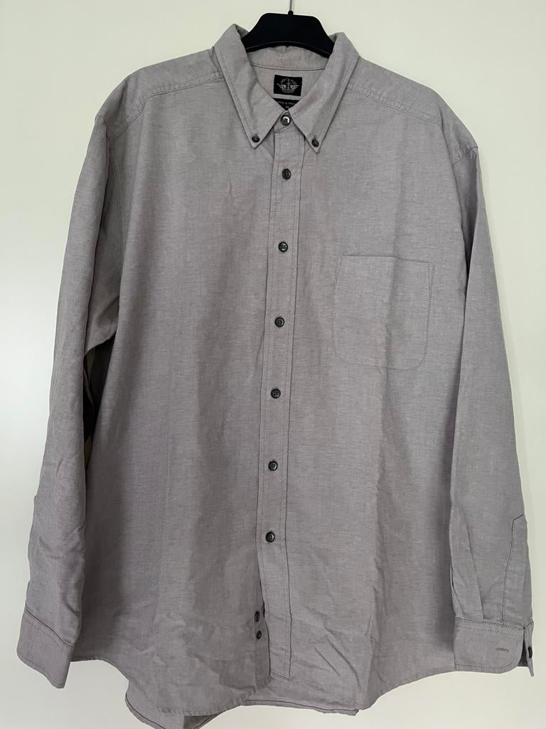 Dockers overhemd - maat XL, Ophalen of Verzenden, Zo goed als nieuw, Bruin, Halswijdte 43/44 (XL)