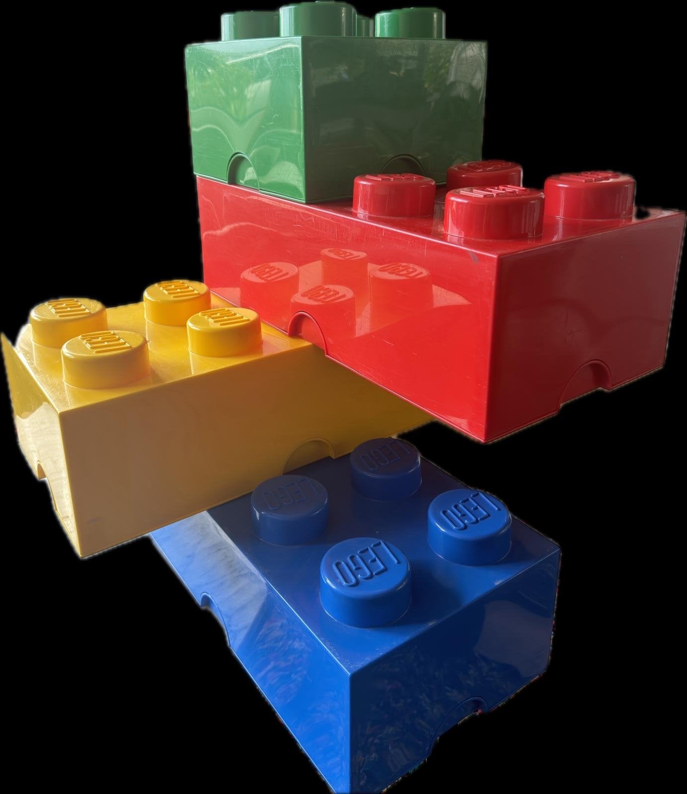 LEGO Opbergdozen opbergboxen - Set van 4 in Diverse Kleuren, Ophalen, Gebruikt, Overige merken
