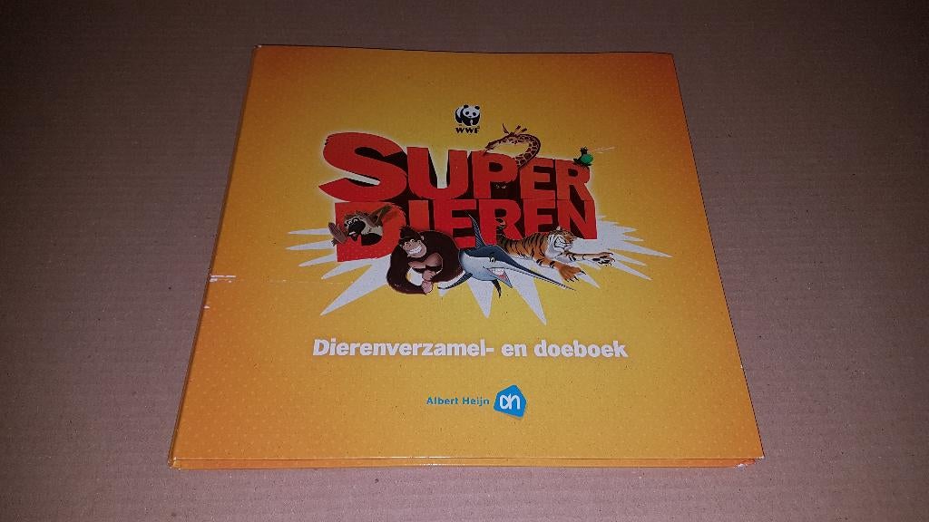 Boek - Super dieren dierenverzamel- en doeboek - AH, Verzamelen, Albert Heijn, Ophalen of Verzenden