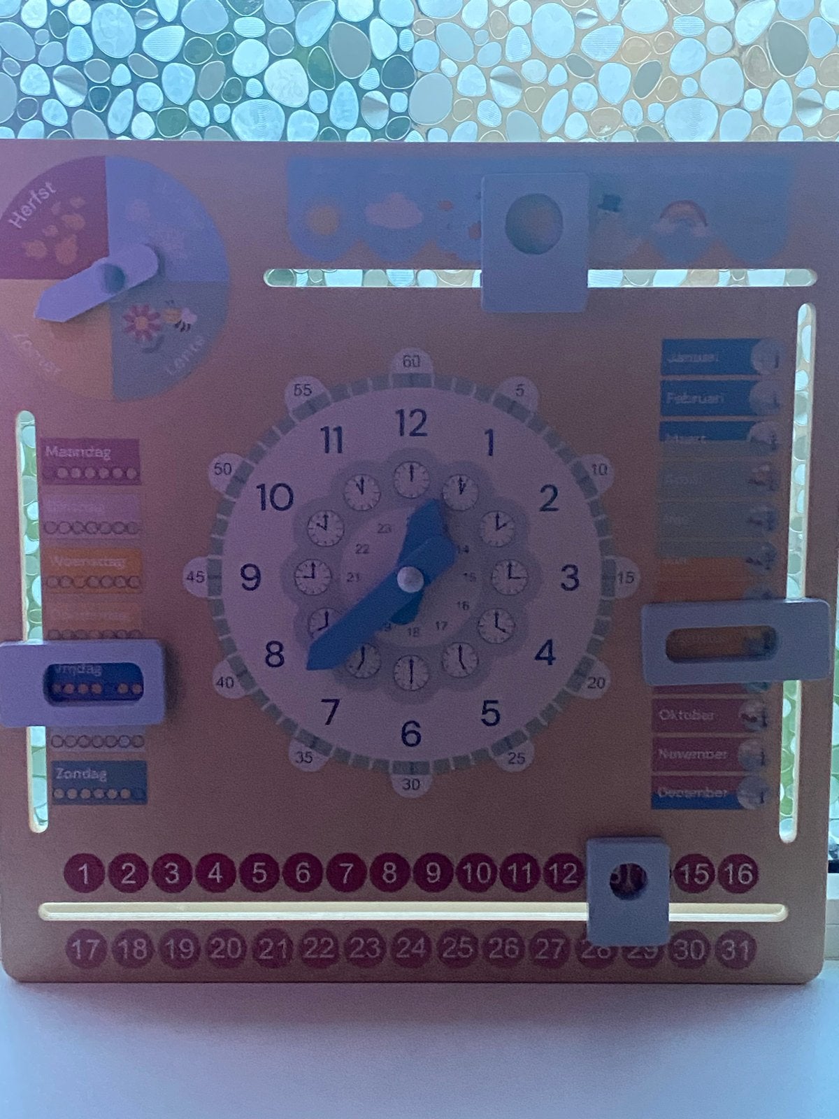 Houten kalender, Ophalen of Verzenden