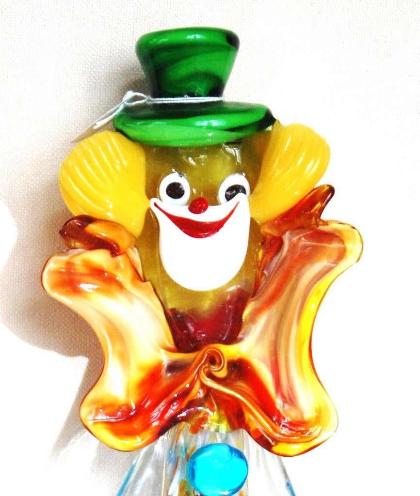 Antieke Murano Clown, Antiek en Kunst, Ophalen of Verzenden
