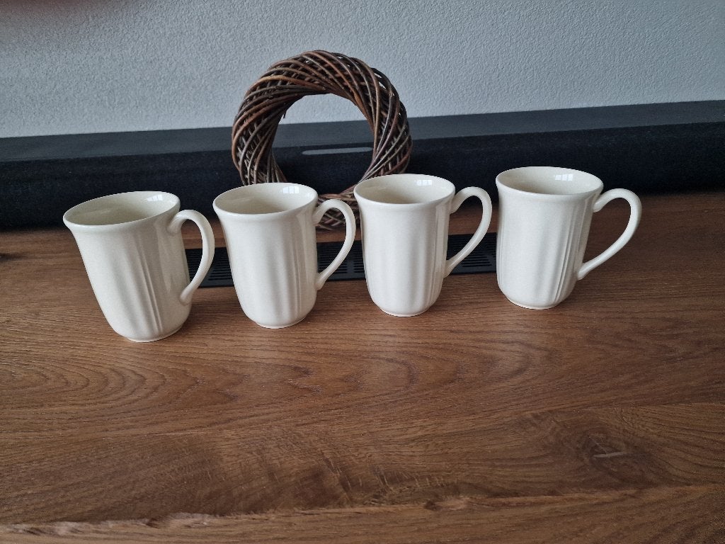 Wedgwood Queens Plain Nieuwe Bekers Mokken, Overige typen, Nieuw, Ophalen of Verzenden, Wedgwood