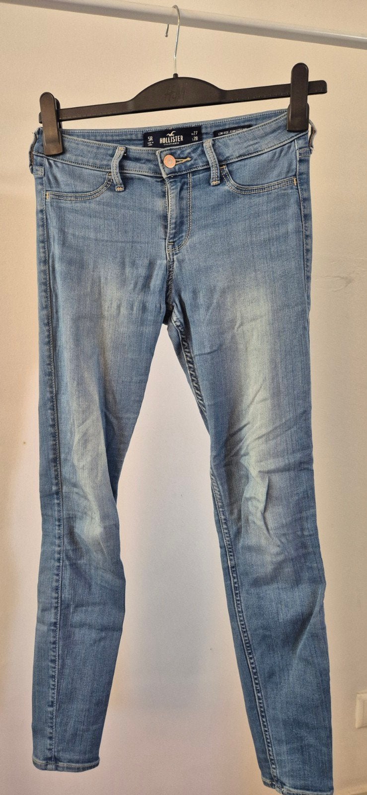 Hollister Low-Rise Jean Legging W27 L28, W27 (confectie 34) of kleiner, Gedragen, Hollister, Verzenden
