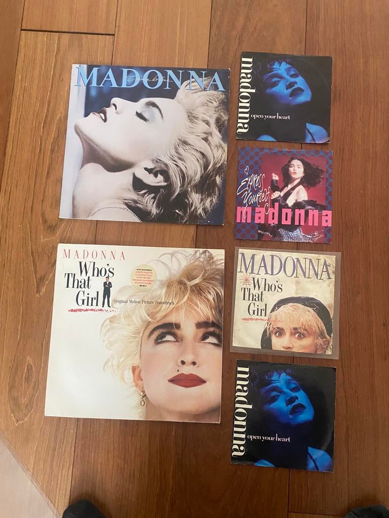 Madonna lp’s + singles, Ophalen of Verzenden, Zo goed als nieuw, Overige formaten