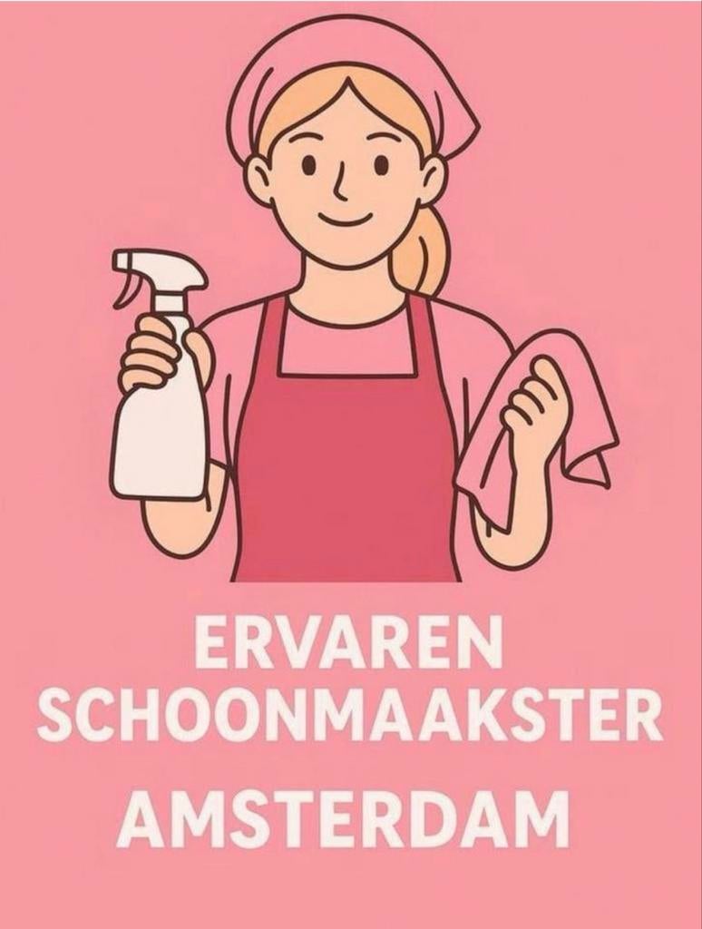 Betrouwbaare schoonmaakster in Amsterdam west, Ophalen of Verzenden, Dweilemmer, -bak, of -wagen