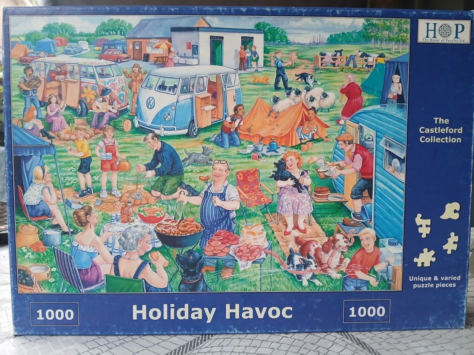 Hop holiday havoc, Hobby en Vrije tijd, Ophalen of Verzenden, 500 t/m 1500 stukjes, Zo goed als nieuw