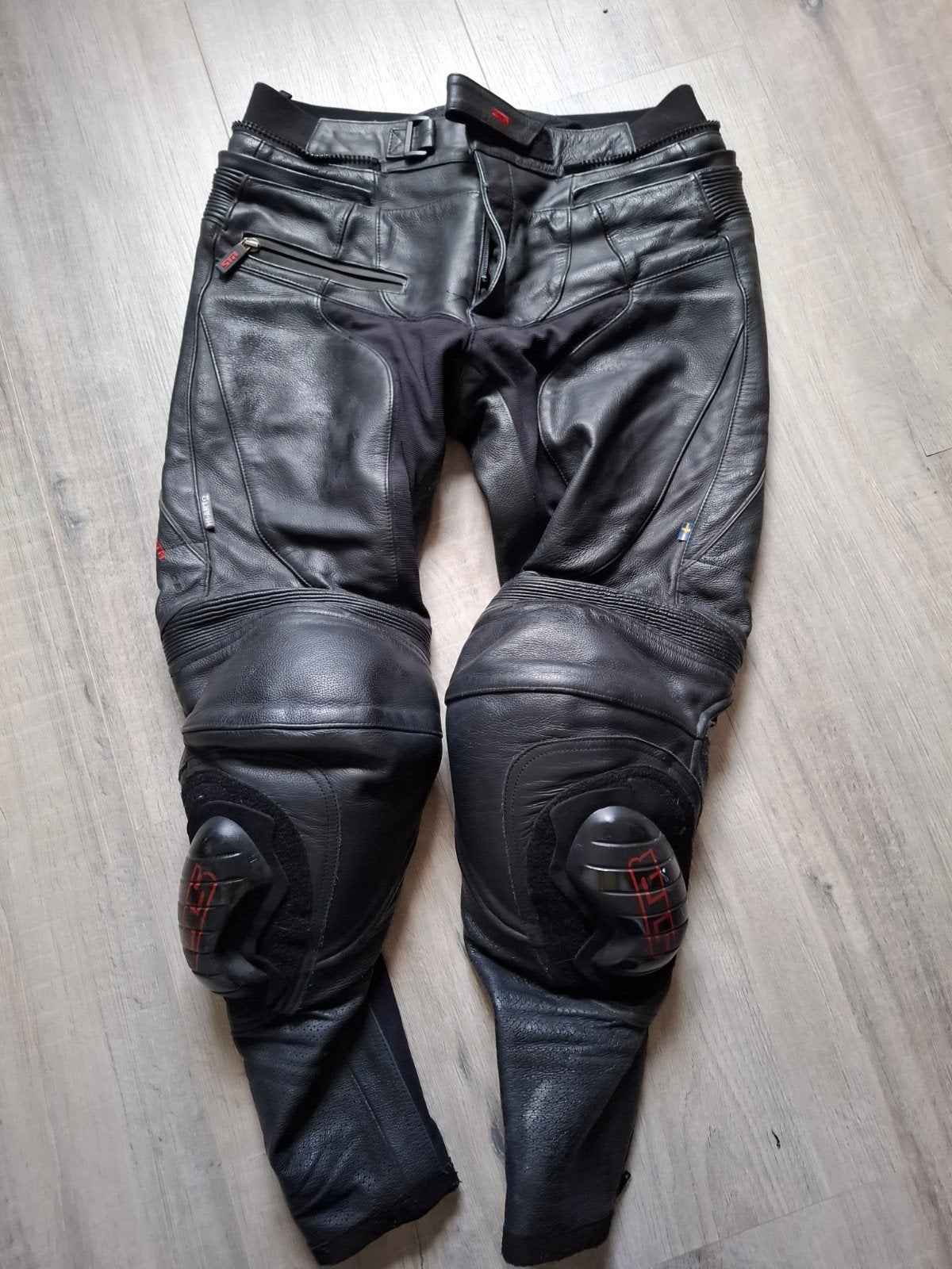 Lindstrands motorbroek leer maat L, Broek | leer, Heren, Ophalen of Verzenden, Lindstrands