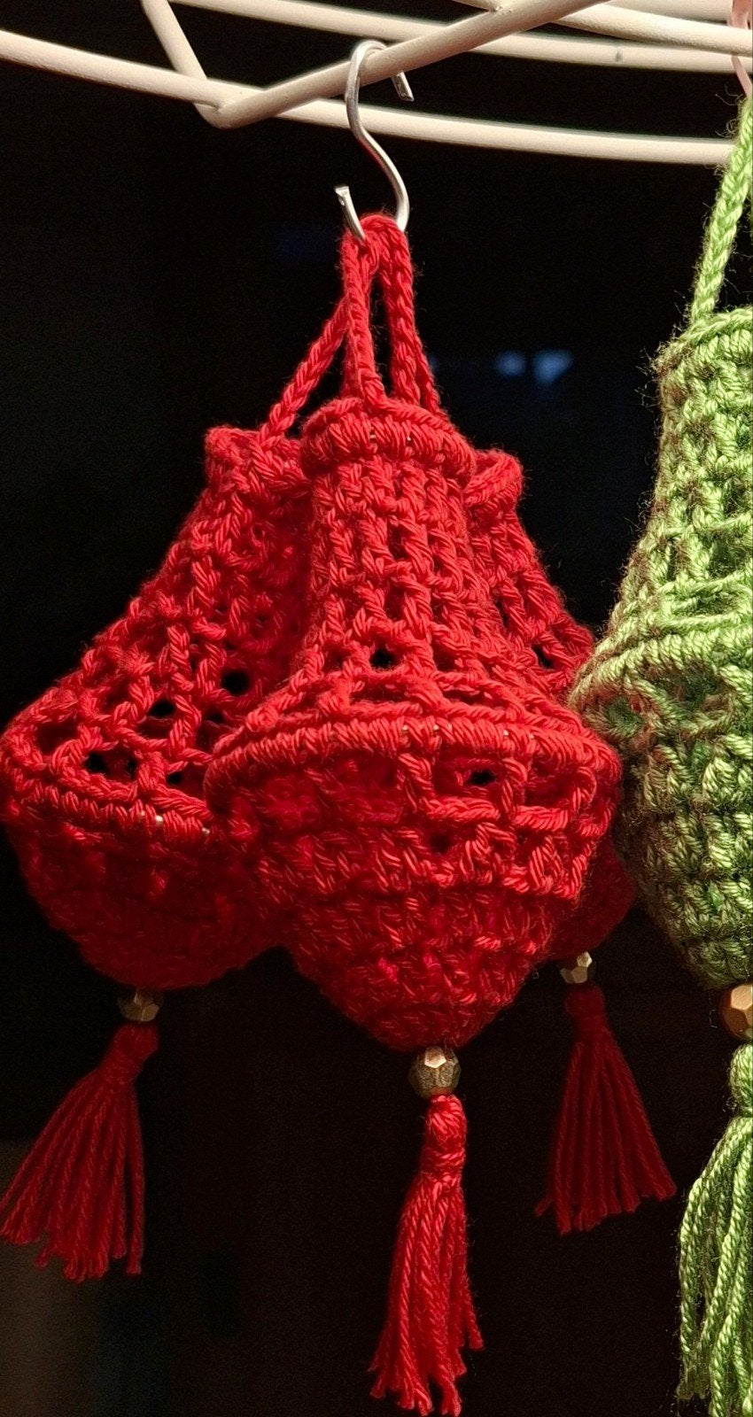 12 rode mini lampionnetjes, Ophalen of Verzenden, Zo goed als nieuw