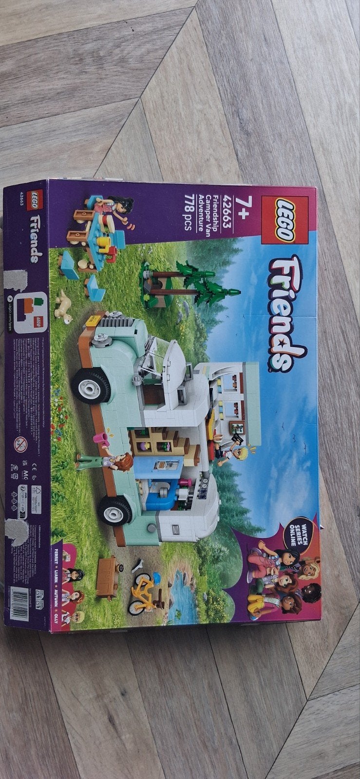 Lego friends camper 42663, Kinderen en Baby's, Speelgoed | Duplo en Lego, Zo goed als nieuw, Lego, Complete set, Inclusief doos