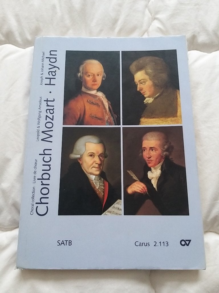Chorbuch Mozart Haydn satb carus 2.113Leopold en Wolfgang A, Gebruikt, Klassiek, Ophalen of Verzenden, Koor