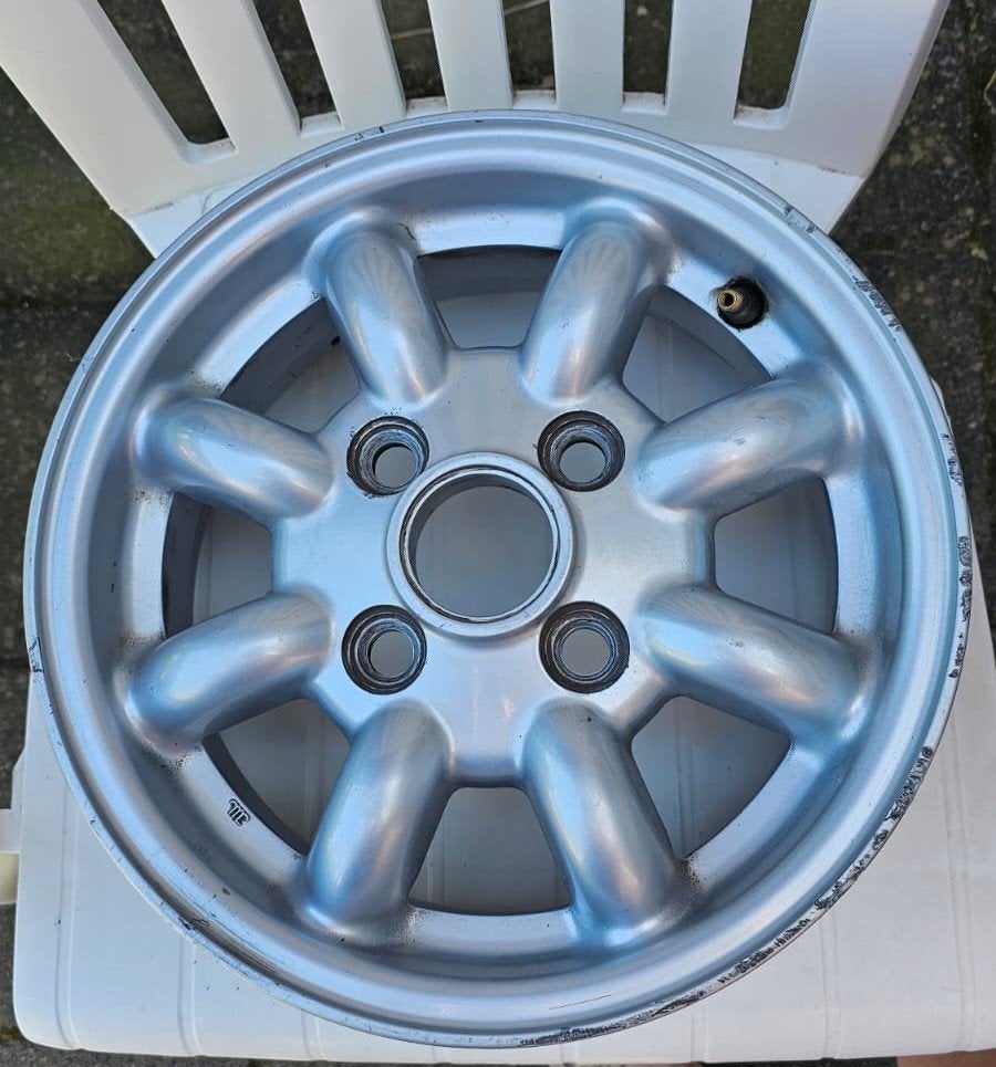 4 originele Rover Mini lichtmetalen velgen 12" – RRC10339, Auto-onderdelen, Banden en Velgen, Velg(en), All Season, 12 inch, Personenwagen