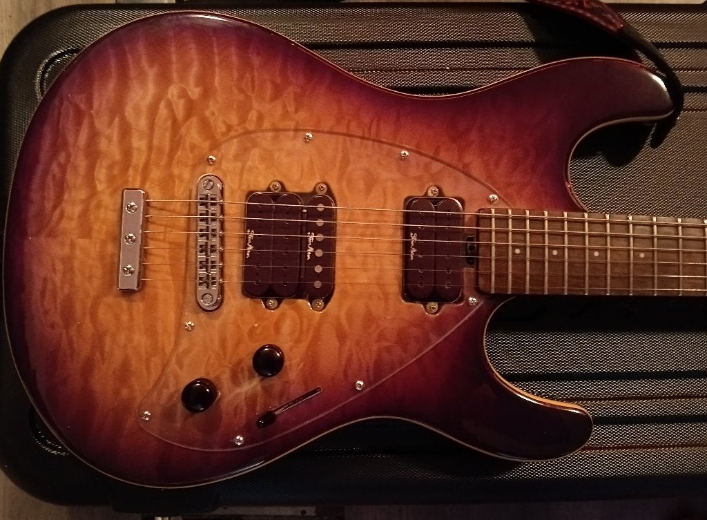 Music Man Steve Morse Y2D, Ophalen of Verzenden, Gebruikt, Solid body, Overige merken