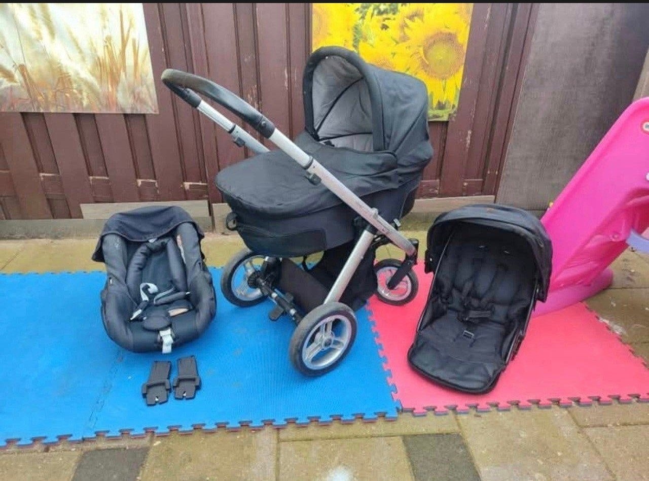 Mutsy Transit 3-in-1 kinderwagen set met Maxi-Cosi, Ophalen, Gebruikt, Met autostoeltje, Combiwagen