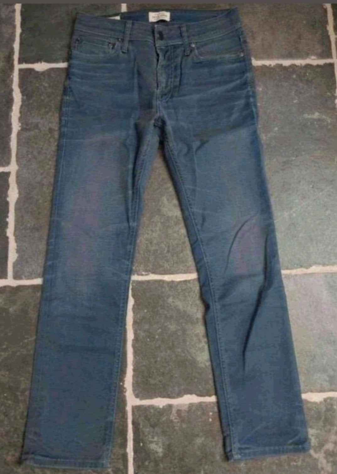 Jack & Jones, Tim, Slim Jeans, blauwgrijs, W29 L30, Rob2930, JACK&JONES, Blauw, W32 (confectie 46) of kleiner, Ophalen of Verzenden