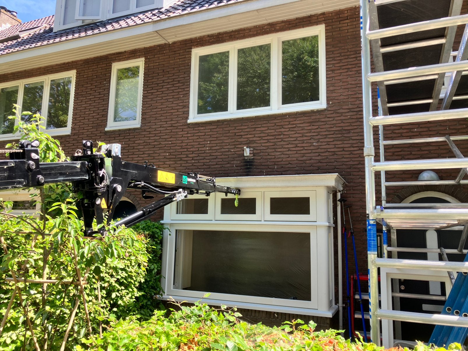 Nieuw erker jaren 30 stijl., Raamkozijn, Nieuw, Hout, Ophalen
