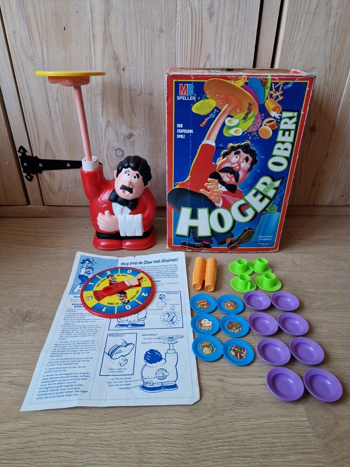 Hoger Ober! Stapelspel van MB Spellen - Compleet!, Ophalen of Verzenden