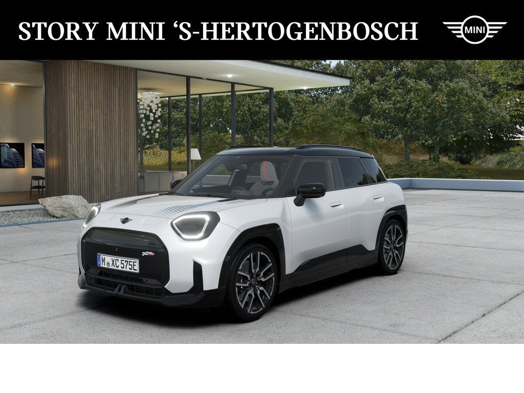 MINI Aceman SE / John Cooper Works / Pakket L / 19" JCW Lap, Auto's, Mini, Zwart, Leder en Stof, Wit, Aceman