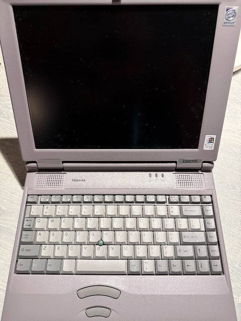 Toshiba Satellite 320CDS retro laptop jaren 90, Ophalen, Toshiba