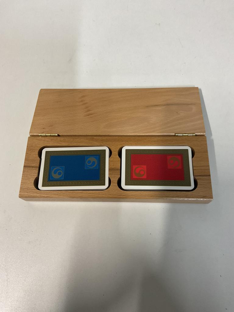 Ying & Yang 2 kaartspellen nieuw in houten kist, Ophalen, Nieuw
